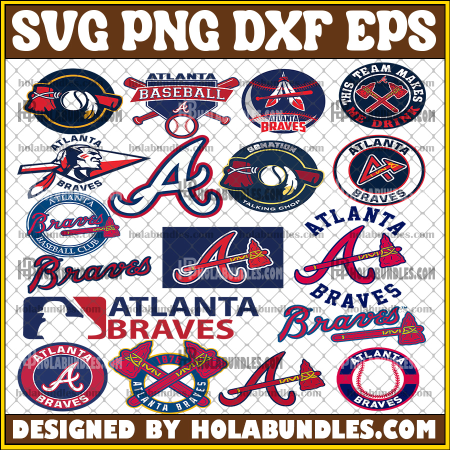 Atlanta Braves bundle, Atlanta Braves Logo svg, Braves png, Cricut ...