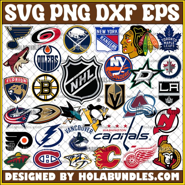 NHL Logo Teams Svg, NHL Logo svg, NHL Svg, Hockey team svg,sport svg ...